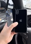 Glass Case Black - скляний чохол для IPhone від X до 15 Pro Max