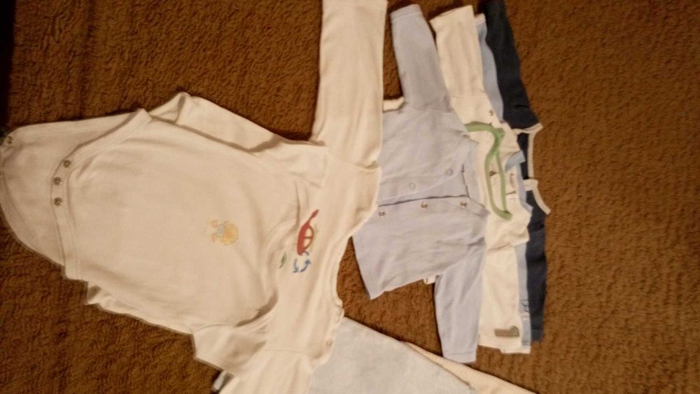 Ubranka body spodnie śpiochy r około 62