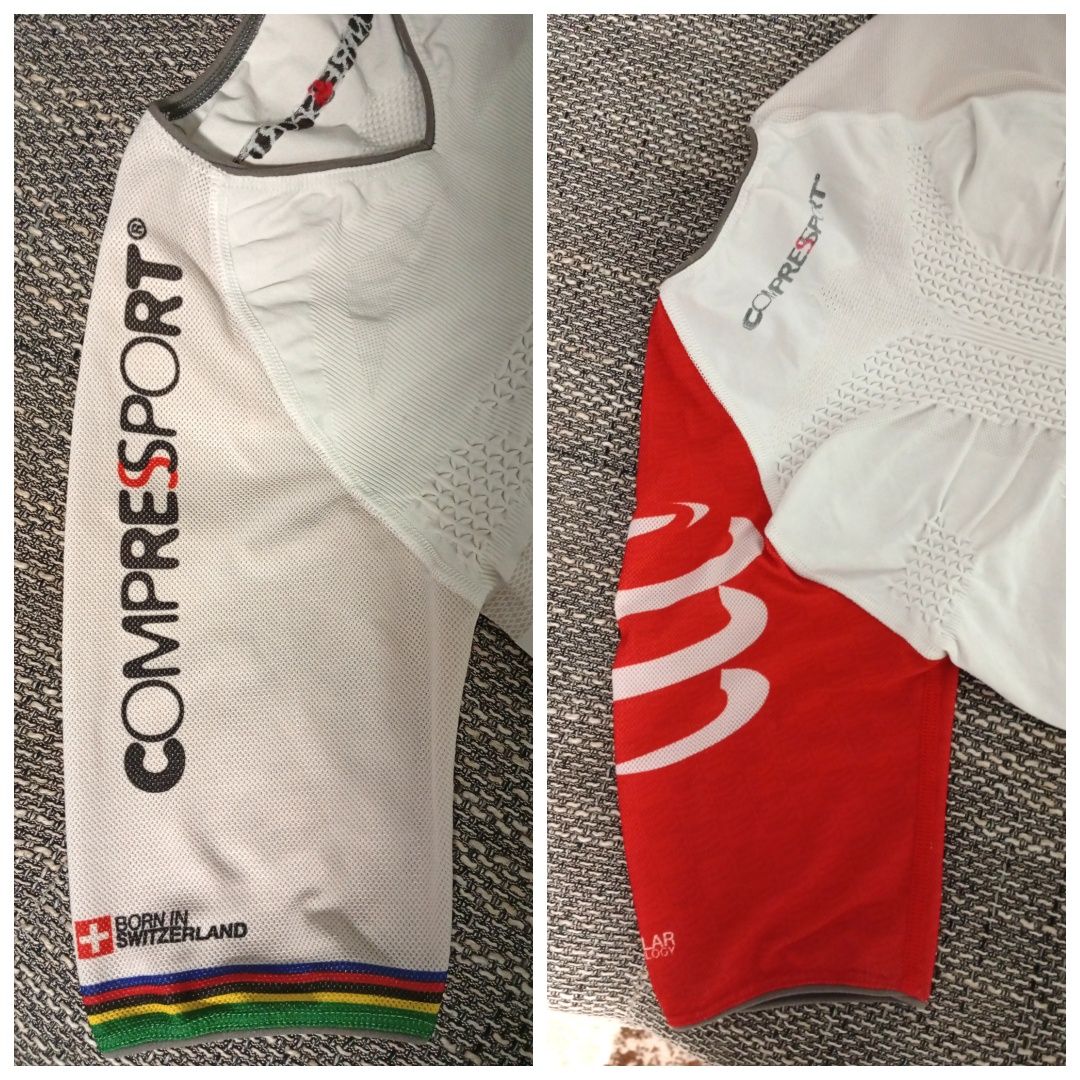 Компресійна термофутболка Compressport Pro Racing Triathlon. Роз. S/М