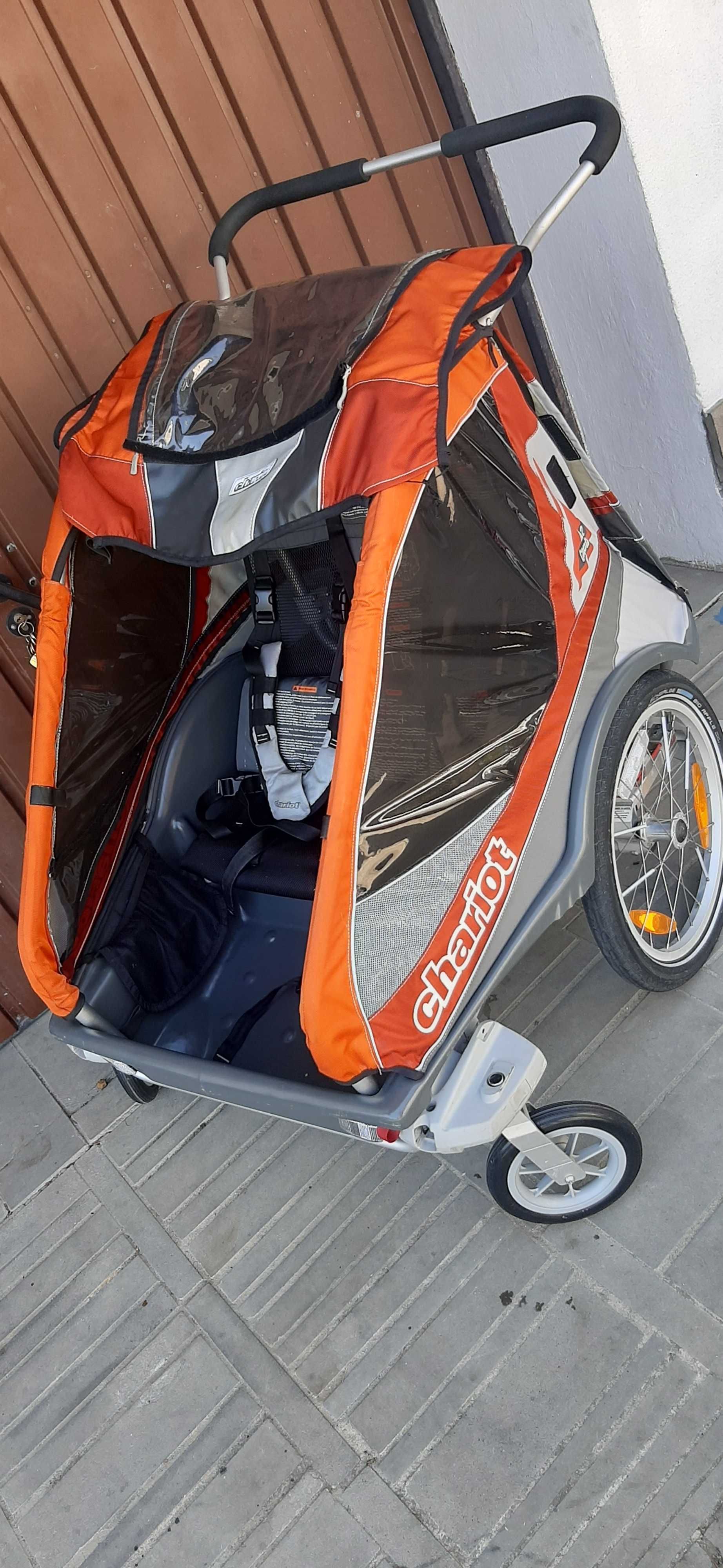 Thule Chariot Captain przyczepka rowerowa stan BDB 2w1