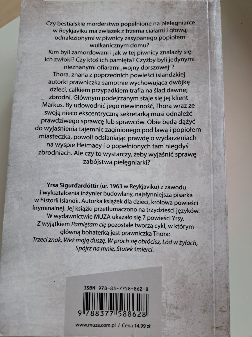 W proch się obrócisz Yrsa Sigurdardóttir