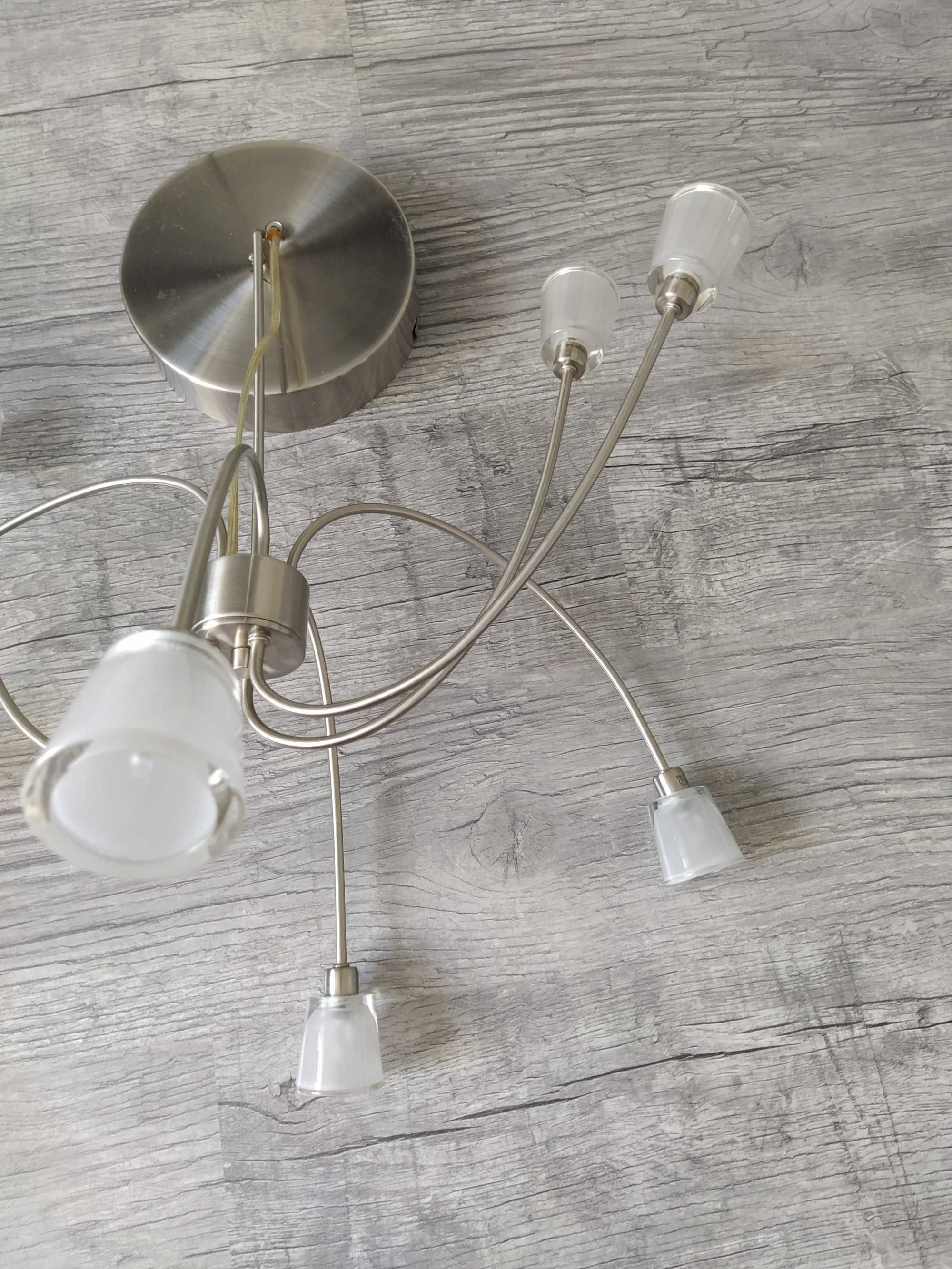 IKEA KRYSSBO lampa wisząca żyrandol świetlówki halogenowe G4