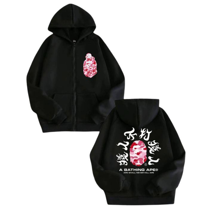 Зип-Худи BAPE A Bathing APE  Baby Milo Camo унисекс Бейп Кофта New