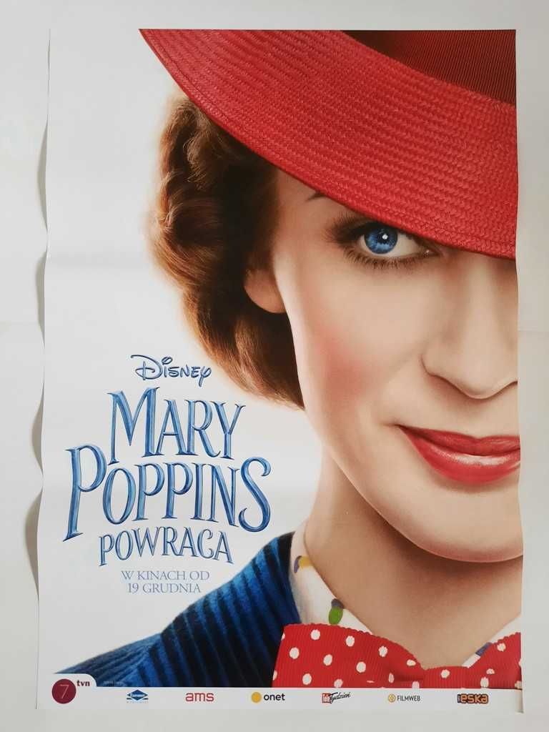 Plakat filmowy oryginalny - Mary Poppins Powraca