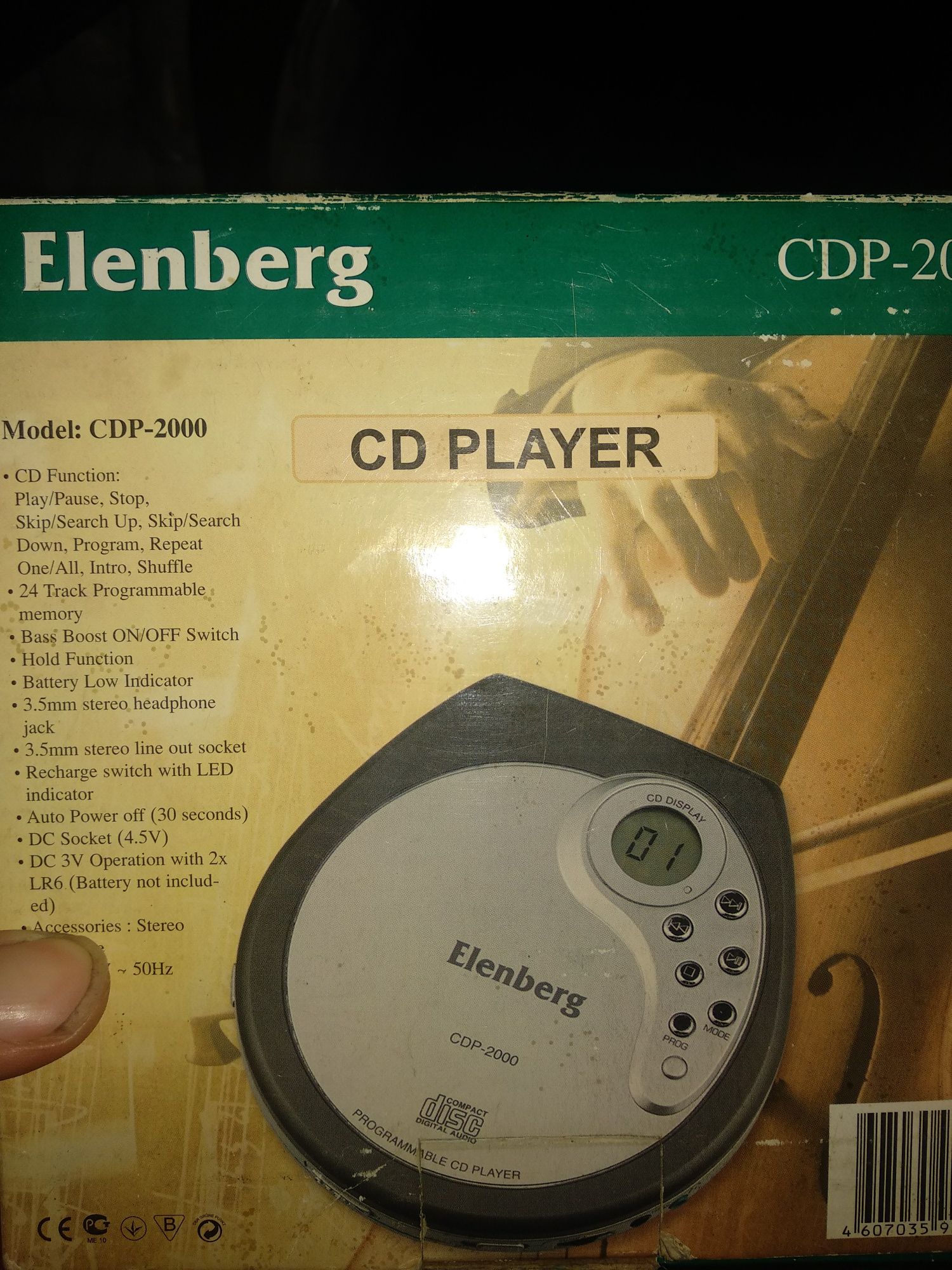 СД плеер SD player фирмы elenberg cdp-2000