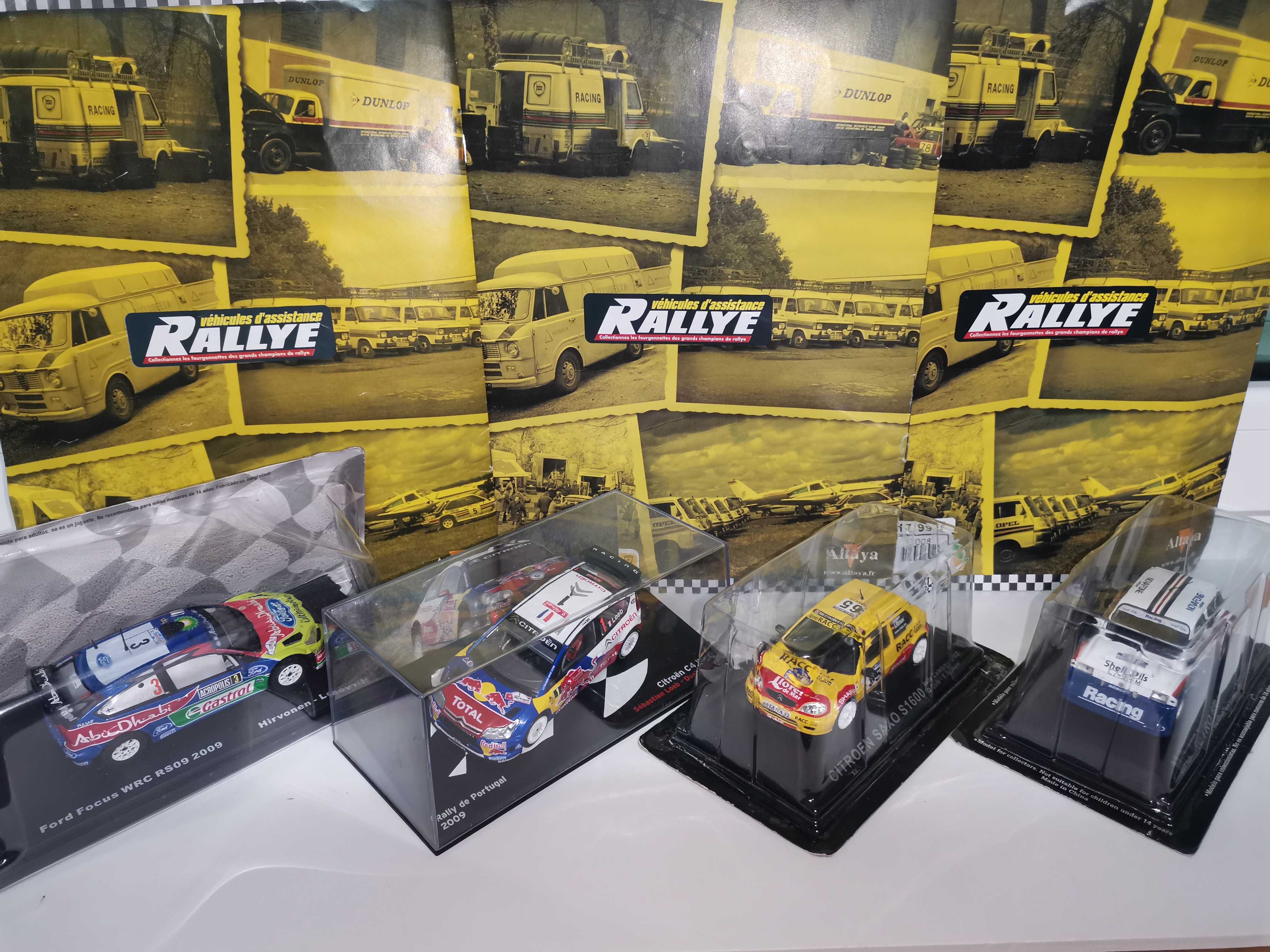 Lote 4 miniaturas Rally 1:43