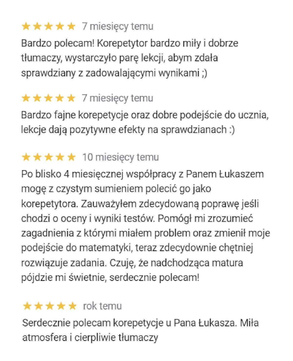 Korepetycje matematyka Warszawa Metro Wilanowska lub online