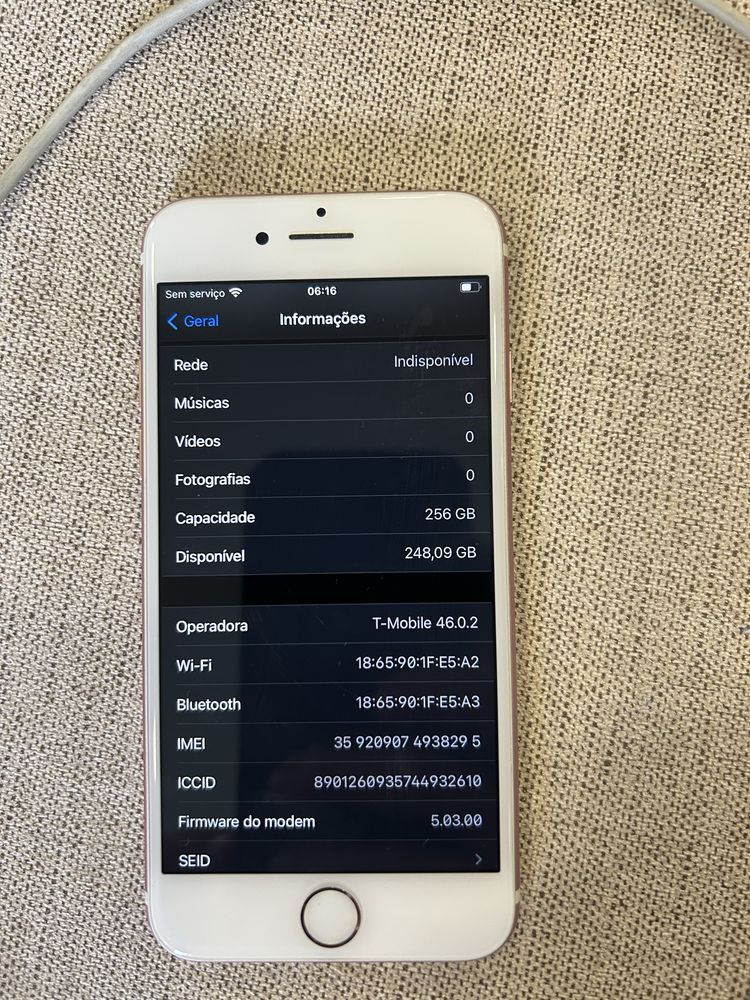Iphone 7 rose 256gb