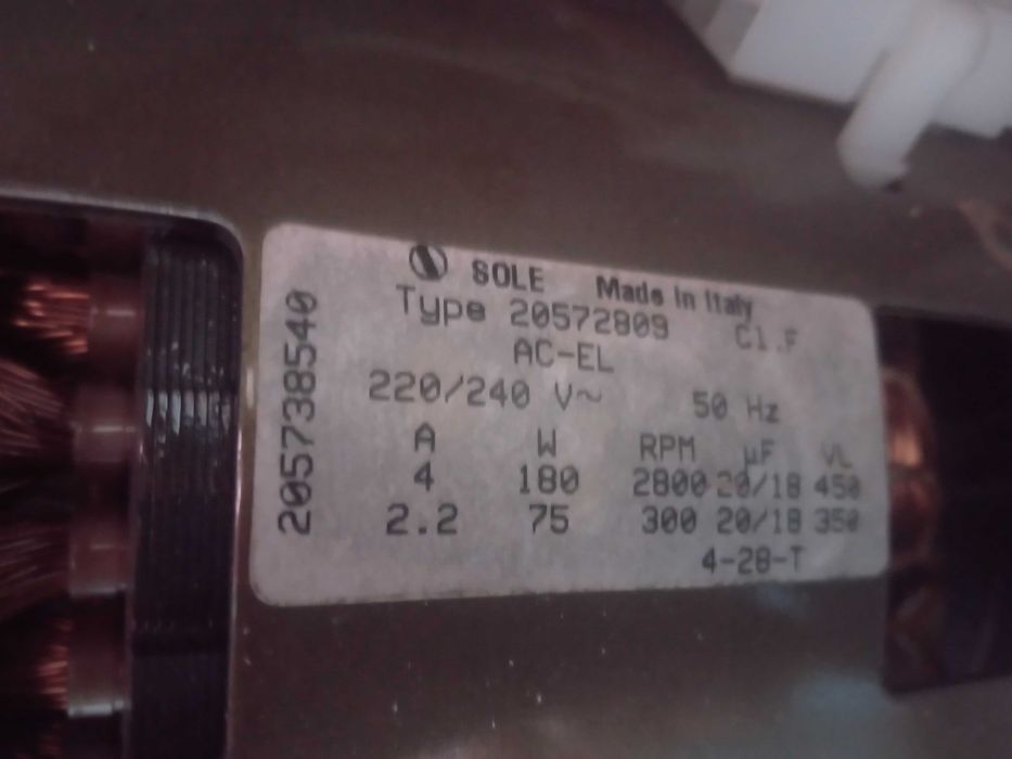 Ariston silnik do pralki