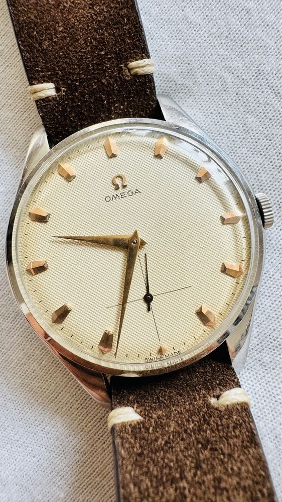 zegarek omega vintage jumbo 38mm, ok 1954, cal 266