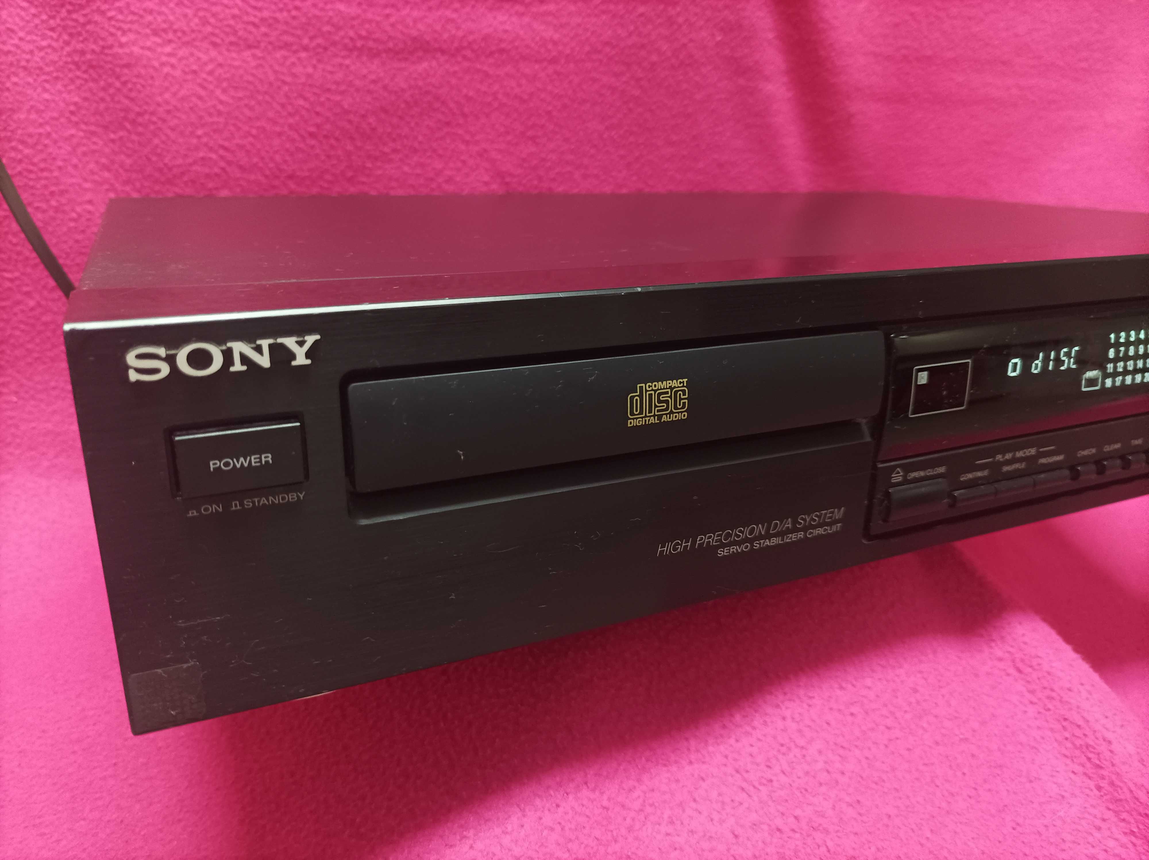 Leitor de CD  SONY CDP-391 - Vintage