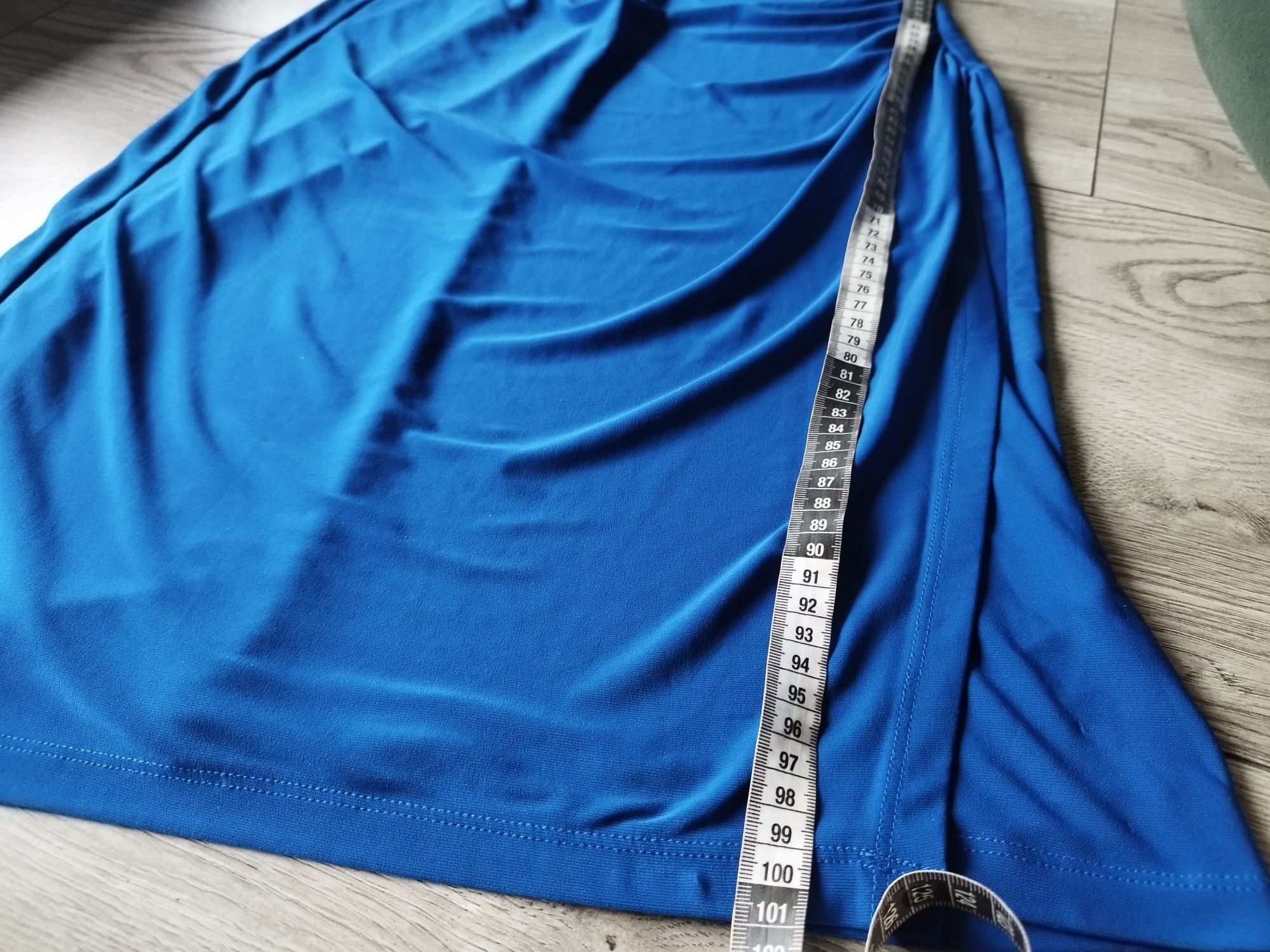 XS S kobaltowa chabrowa granatowa sukienka Lauren Ralph Lauren