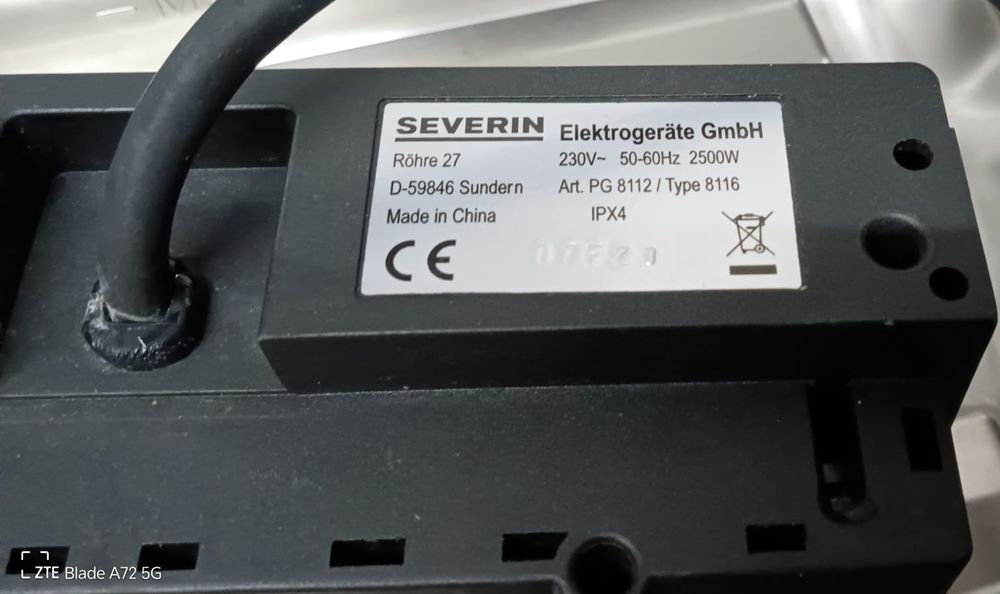 Grelhador elétrico para peças