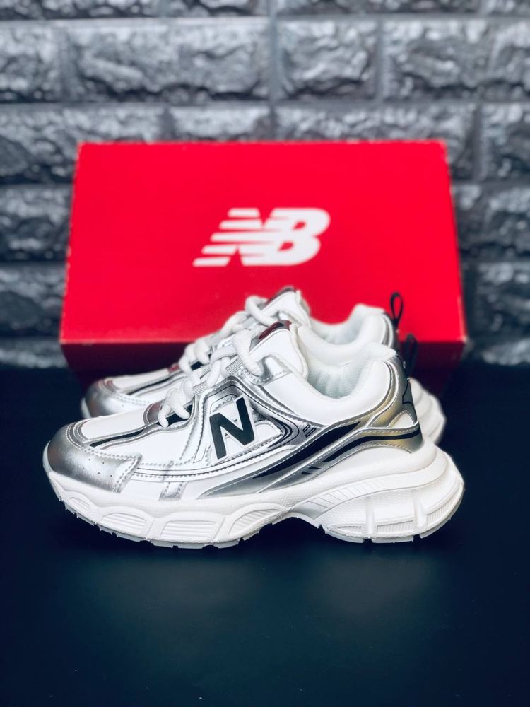 Женские Кроссовки New Balance Белые Кожаные Кроссовки Нью Баланс