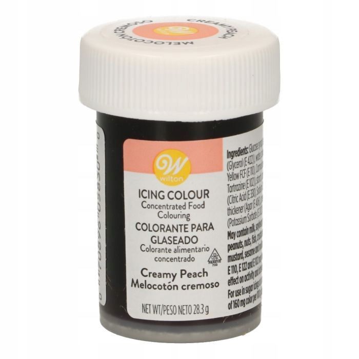 Wilton Barwnik W Żelu - Creamy Peach Brzoskwinia 28G