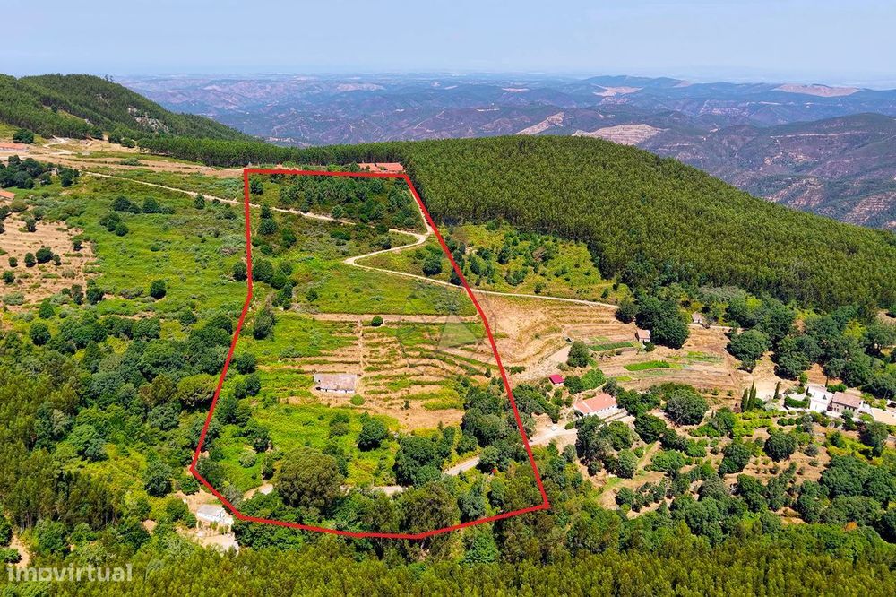 Quinta com ribeira para recuperar na Fóia, Monchique