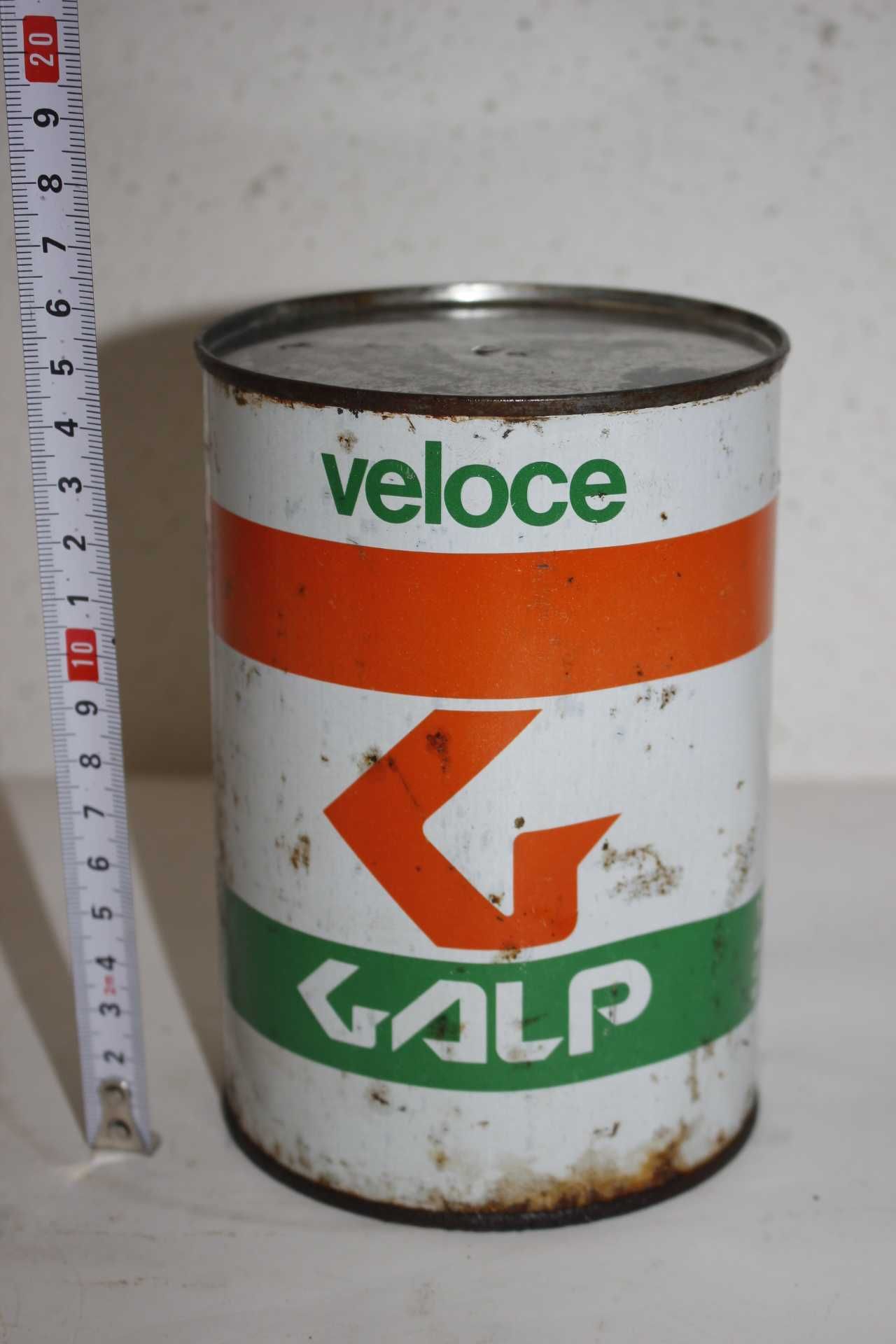Lata de Oleo - Galp Veloce - Petrogal -  1 Litro - Cheia