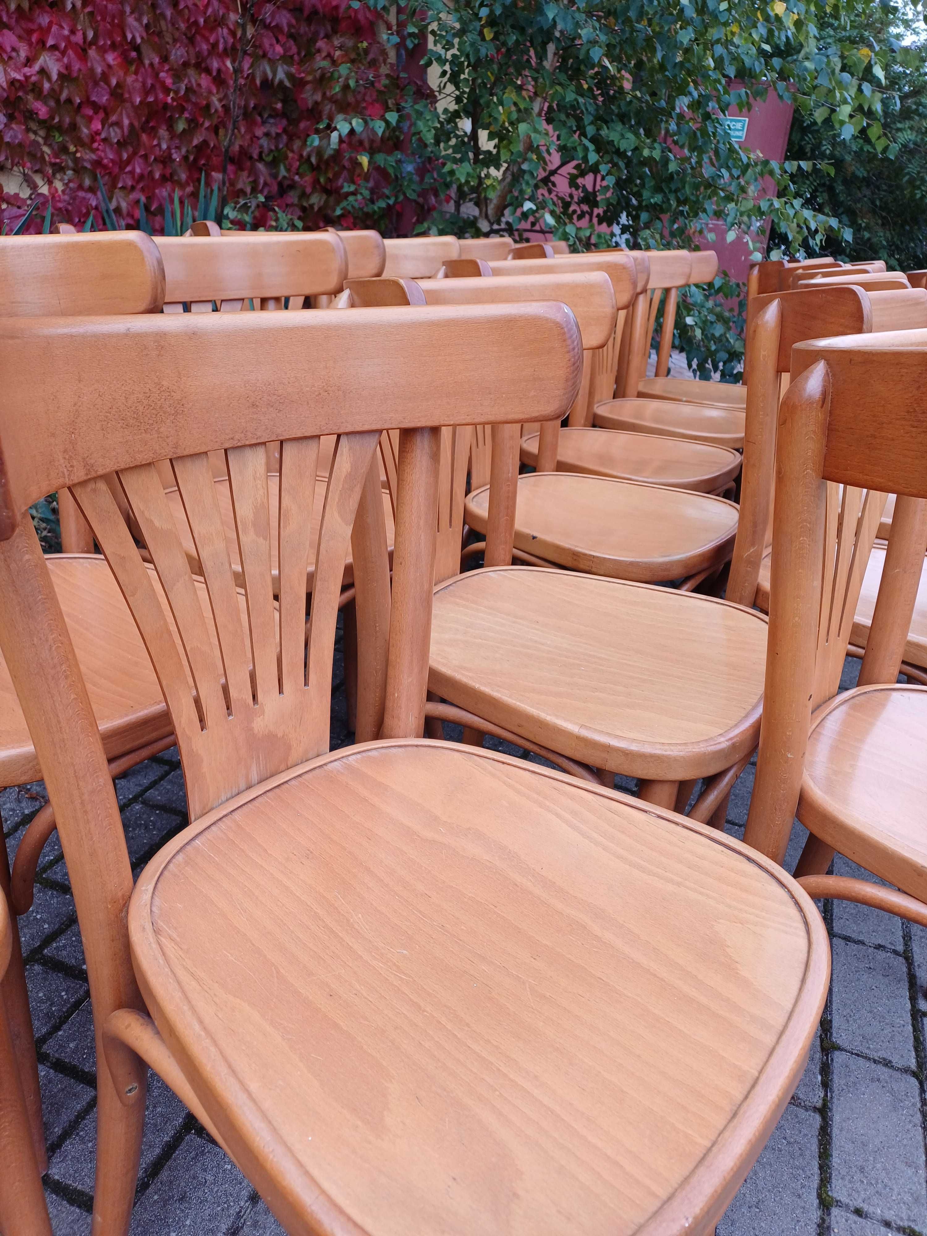 Krzesło krzesła jak thonet bistro gięte vintage radomsko