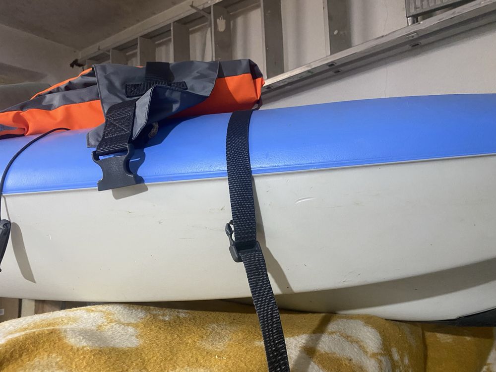 KAYAK DE PASSEIO RÍGIDO TOBAGO 3 LUGARES (2 ADULTOS + 1 CRIANÇA)