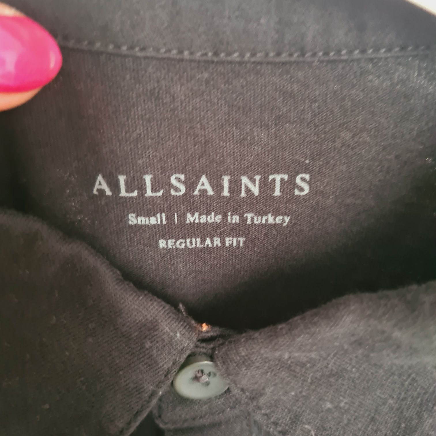 Bluzka z bawełny od Allsaints