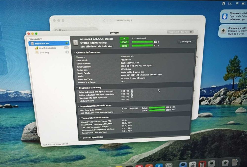 Apple Macbook Pro M1 8/512