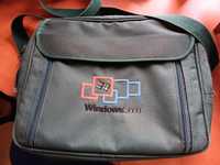 Kultowa Torba na Laptop/Dokumenty Haftowane Logo Windows 2000