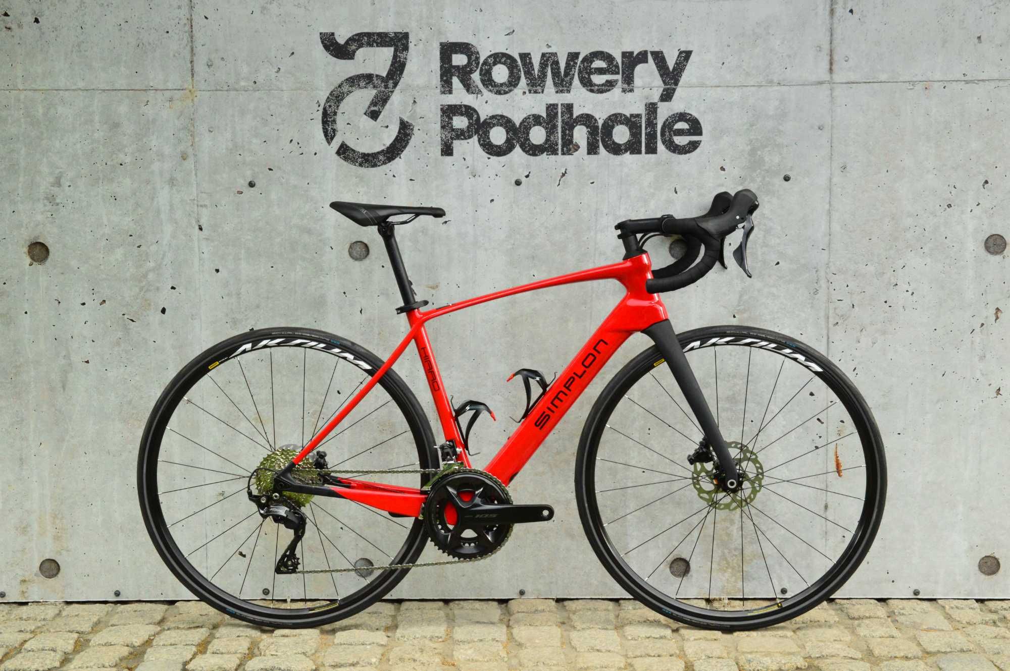 SIMPLON Kiaro Disc Shimano 105 2x12 karbonowa piękna szosa XS S M L XL
