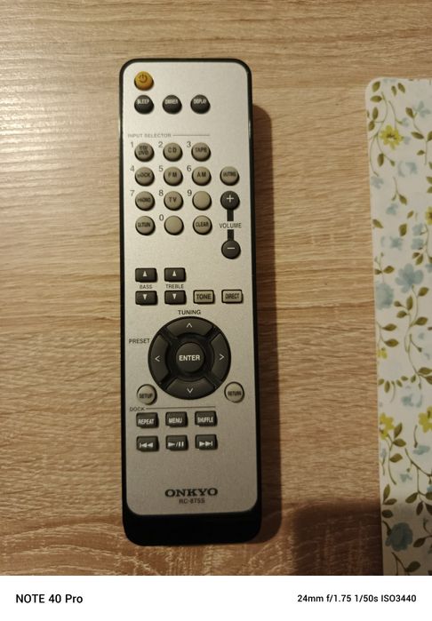 Amplituner stereo Onkyo tx8020 pilot oryginalny