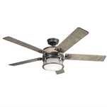 Kichler Ahrendale | Wentylator sufitowy LED IP44 | Nowy | Gwarancja