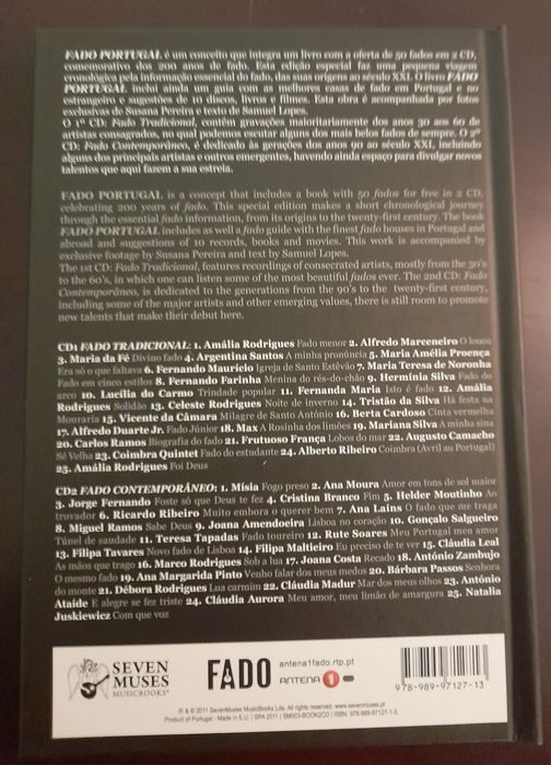 Livro + cds - Fado