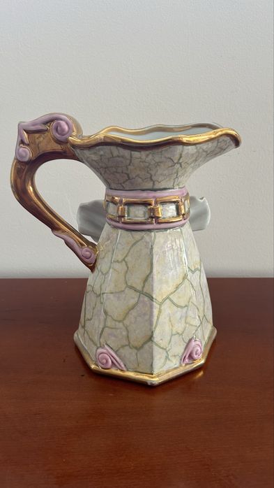 Conjunto Moldura e Jarra Niçarte Porcelanas