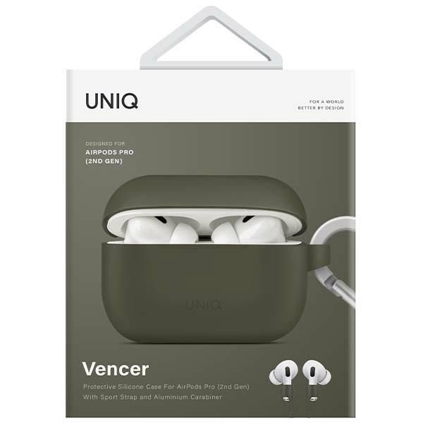 UNIQ etui Vencer AirPods Pro 2 gen.Silicone (2022/2023) zielon