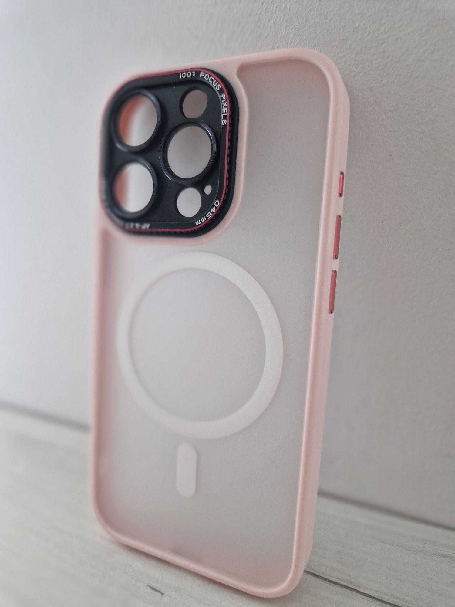 Liavec LK Magsafe Case do Iphone 15 Pro Max jasnoróżowy