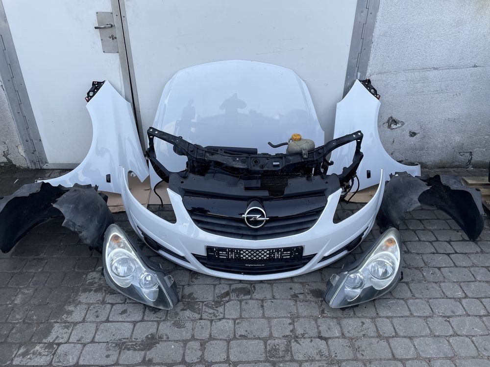 Przód opel corsa d z474 zderzak maska błotnik pas lampy