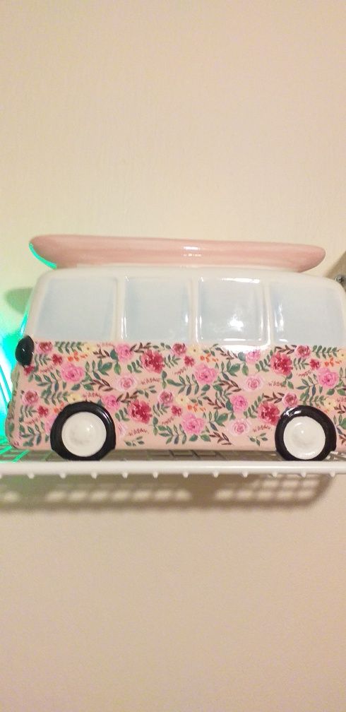 Skarbonka ceramiczna, porcelanowa  bus, autobus