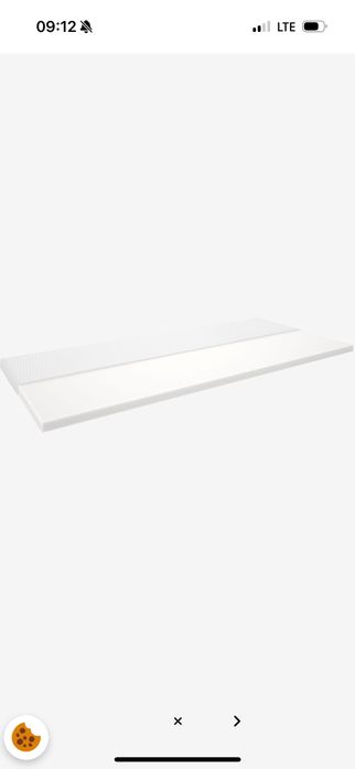 Матрас Топер меморі фоам 160/200