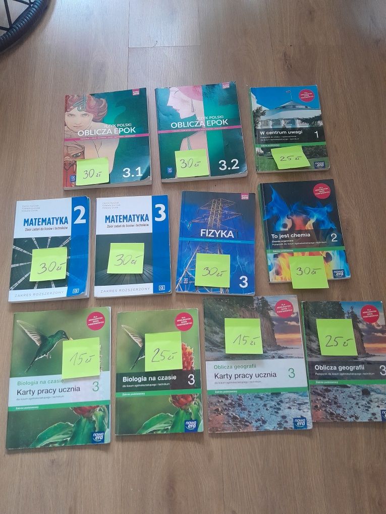 Podręczniki klasa 3 i 4