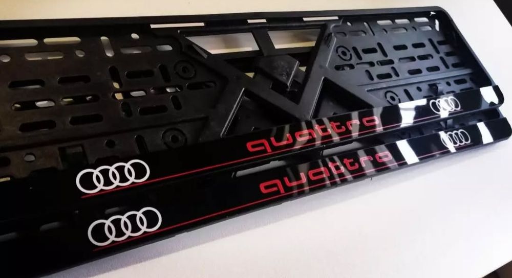 LUX Рамки номера Audi quattro чи інші ,номерные рамки Ауди ,автономера