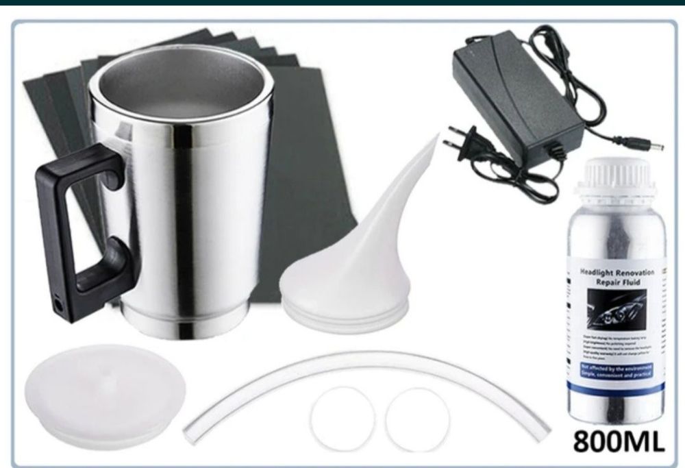 Kit para polimento de óptica de carro