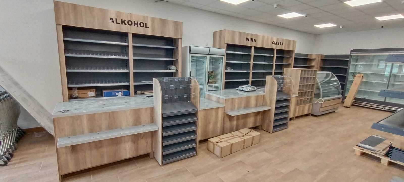 Wyposażenie do sklepu spożywczego i przemysłowego Meble regały