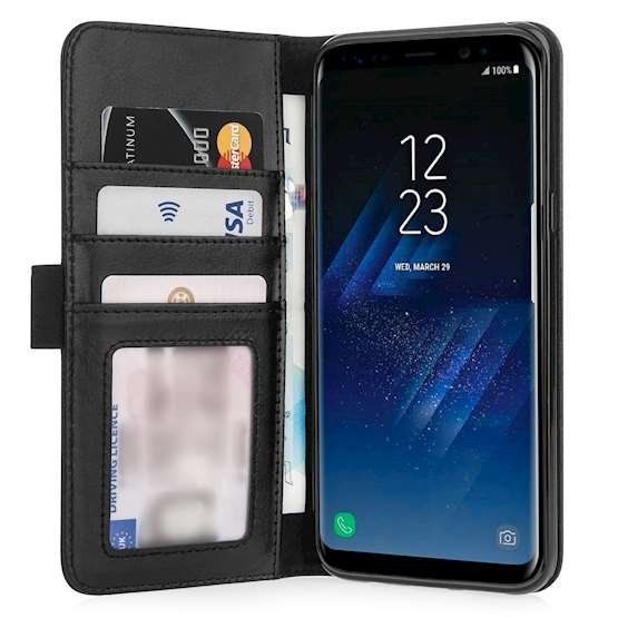 Caseflex Etui Futerał Wallet Case Samsung Galaxy S8 Plus S8+ (Czarny)