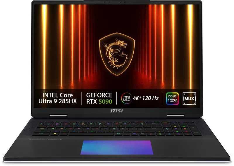 Ноутбук MSI Titan 18 HX AI Ultra 9 285HX 64Gb/4Tb RTX5090 A2XWJG-612CZ
