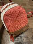 Plecak Michael Kors Rhea medium red/brown/beige