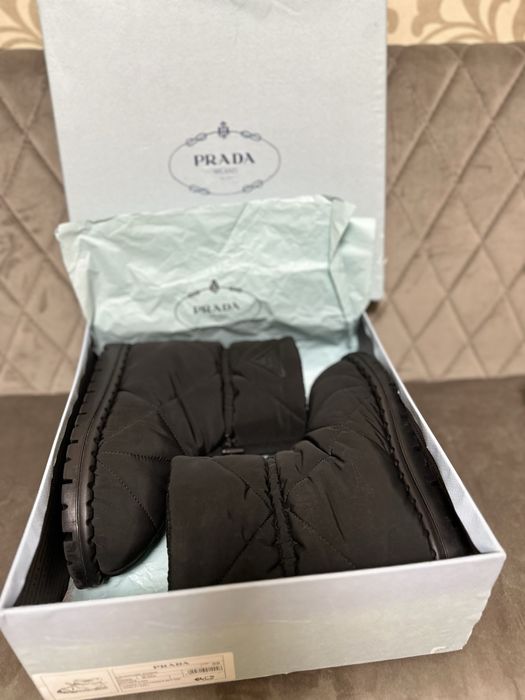 Сапоги дутіки PRADA оригінал 38