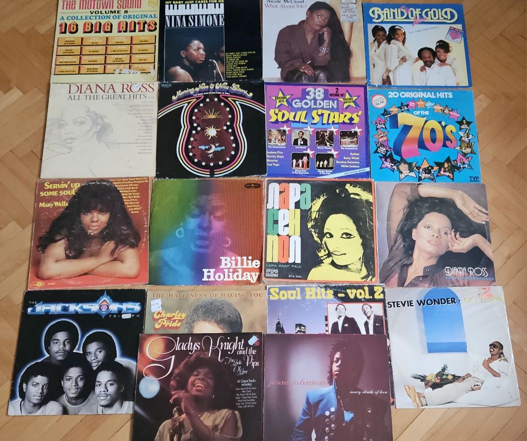 Zestaw płyt winylowych Soul & Funk 50szt.
