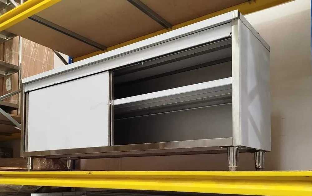 Bancada Fechada com Portas e 2 Prateleiras - NOVA