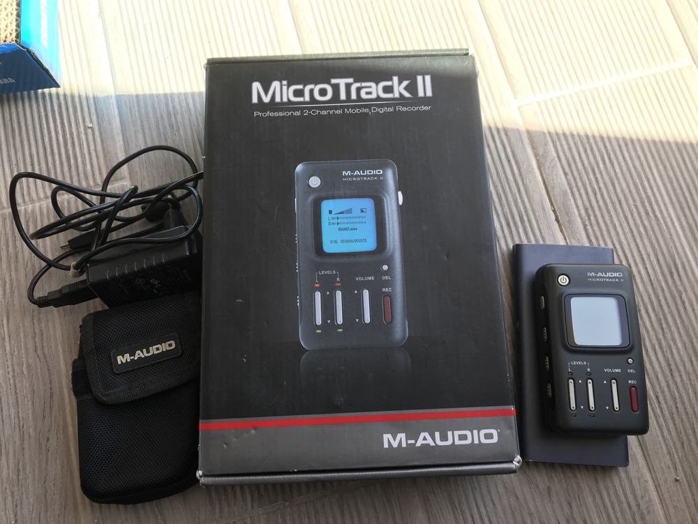 Gravador digital M-audio Microtrack 2 24 bits