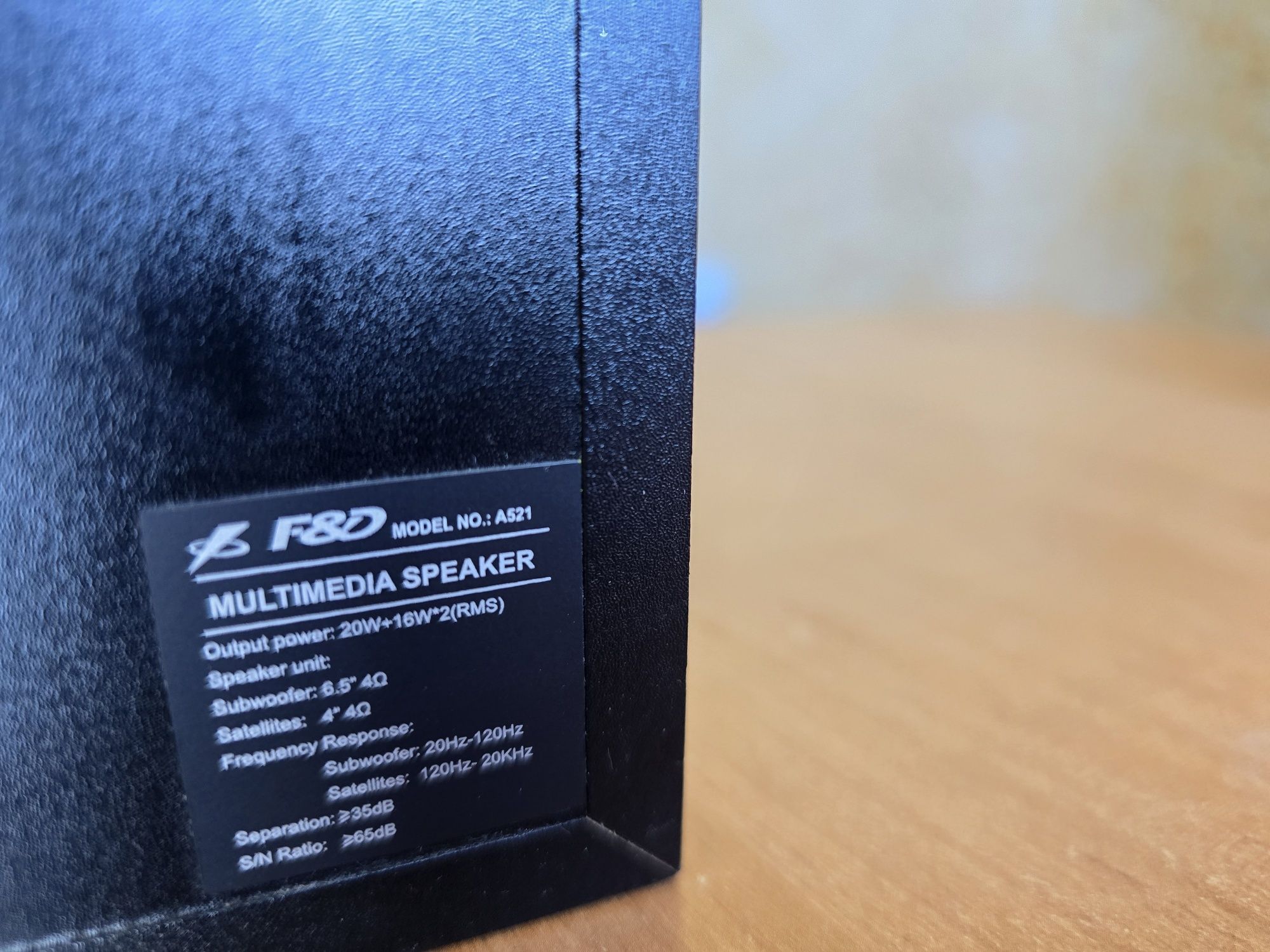 Акустична система F&D A-521 USB black