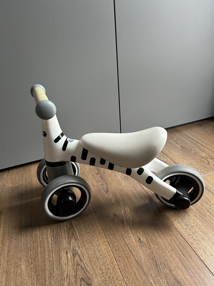 Rowerek biegowy trójkołowy jeździk zebra Ecotoys