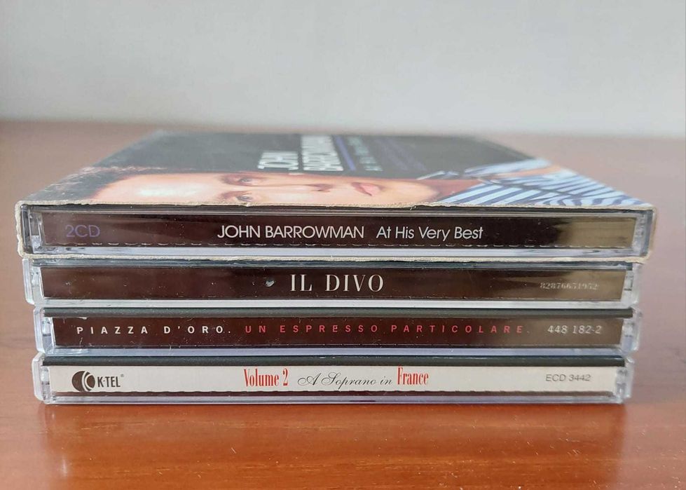 Lote 4x CD's John Barrowman Il Divo Lesley Garrett